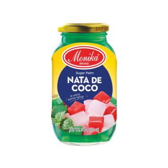 Coconut Gel Green, Nata de Coco 340 g - Monika