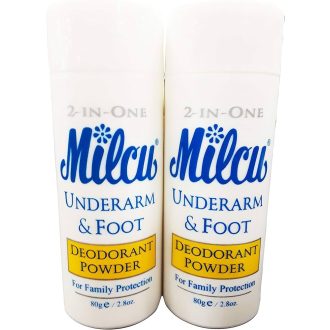 Milcu 2 az 1-ben dezodorpor (illatmentes) 80 g
