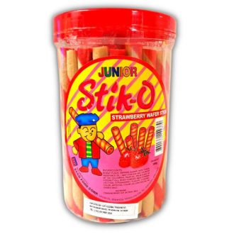 Wafer sticks, strawberry 380 g - Junior Stik-O