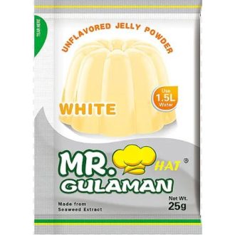   Mr. Gulaman Jelly Powder White, unflavored 25 g - Mr. Hat Gulaman