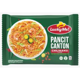 Chilimansi pancit canton 80 g - Lucky me