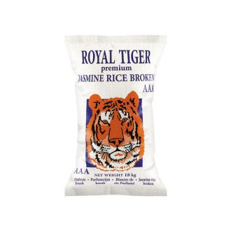 Broken Jasmine Rice (Fragrant Rice) 18kg - Royal Tiger