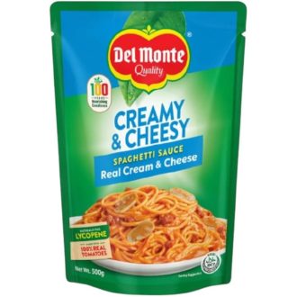 DM SPAG SAUCE CREAMY & CHEESY 500G
