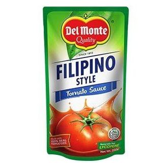 TOMATO SAUCE FILIPINO STYLE 250G - Del Monte
