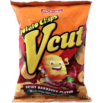 V-Cut Potato Chips, BBQ flavoured 60 g - Jack & Jill's