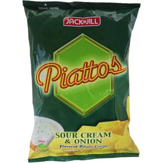   Piattos Sour Cream & Onion flavour snack 85 g - Jack & Jill's