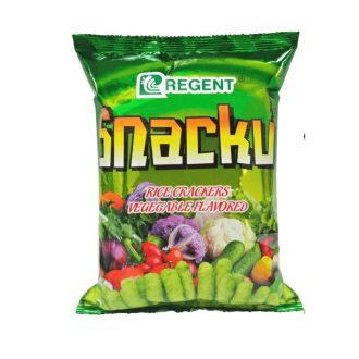 Snacku, vegetable rice cracker snack 60 g - Regent