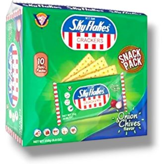 SkyFlakes Onion & Chives, Snack pack 250 g - M. Y. San