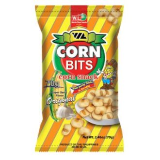 Corn Bits-Original Super Garlic Flavor 70 g - W.L.