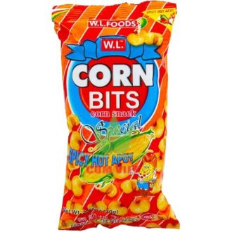 Corn Bits - Spicy Hot Apoy Flavor 70 g - W.L.